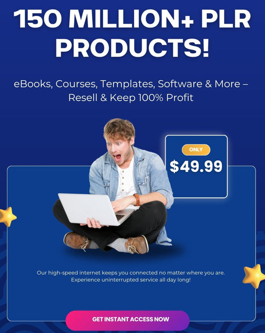 Ultimate Mega Library – 150 Million+ PLR Products with Resell Rights