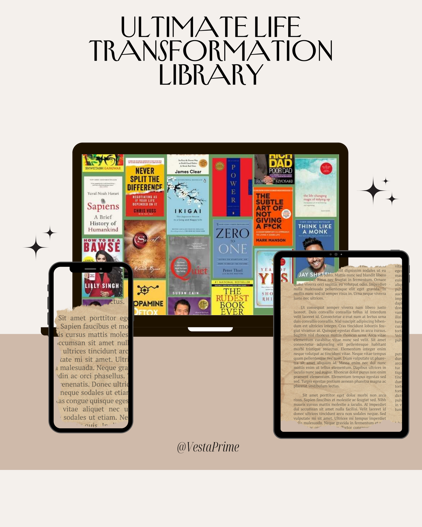 The Ultimate Life Transformation Library (500+ Ebooks Bundle)